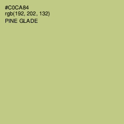#C0CA84 - Pine Glade Color Image
